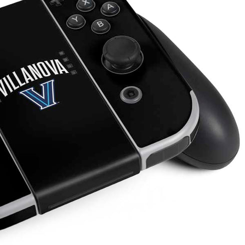Villanova University V Black Nintendo Switch OLED (2021) Skin